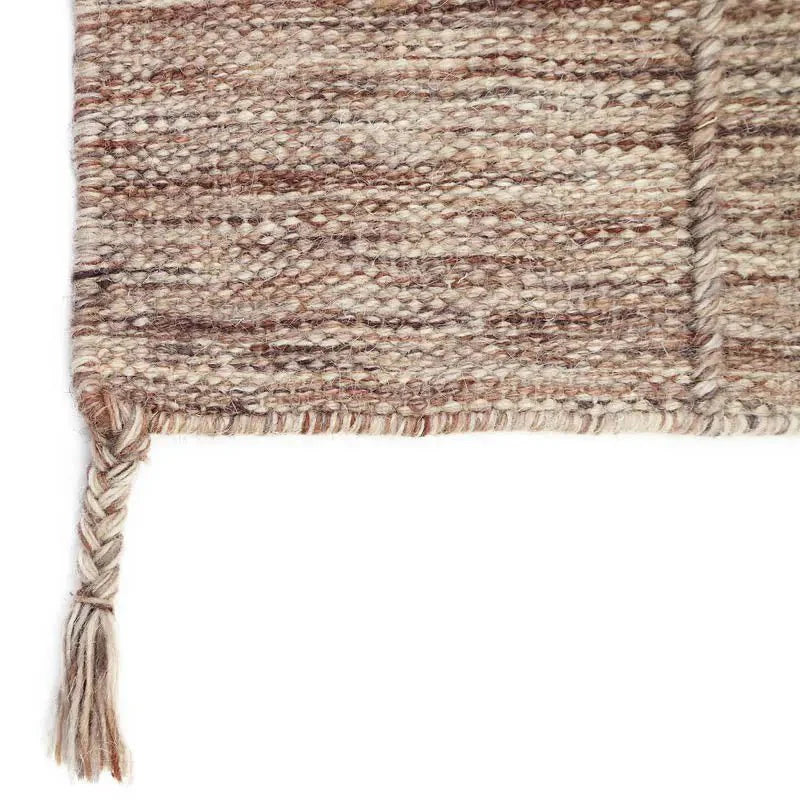 Alfombra de lana LHENA BRUN ROSE M