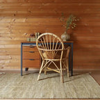 Alfombra de lana LHENA JAUNE BRUN L