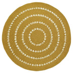 Alfombra de lana redonda BIBEK MANGUE S