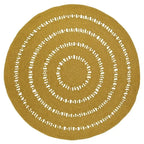 Alfombra de lana redonda BIBEK MANGUE S