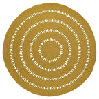 Alfombra de lana redonda BIBEK MANGUE M