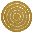 Alfombra de lana redonda BIBEK MANGUE M