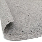 Alfombra de lana redonda NEETHU GRIS M