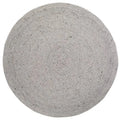 Alfombra de lana redonda NEETHU GRIS L