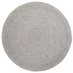 Alfombra de lana redonda NEETHU GRIS L
