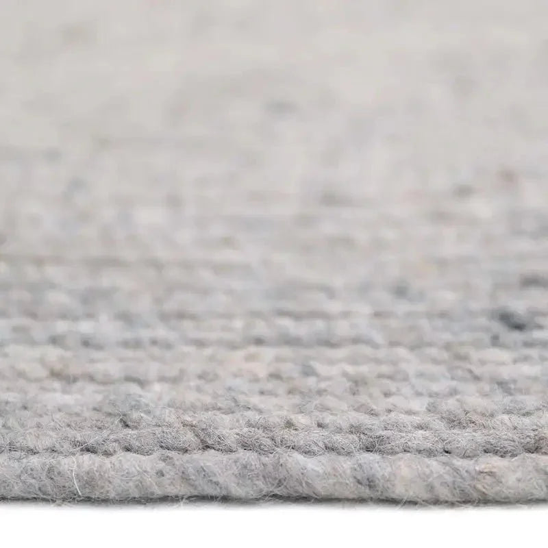 Alfombra de lana redonda NEETHU GRIS L