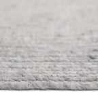 Alfombra de lana redonda NEETHU GRIS L