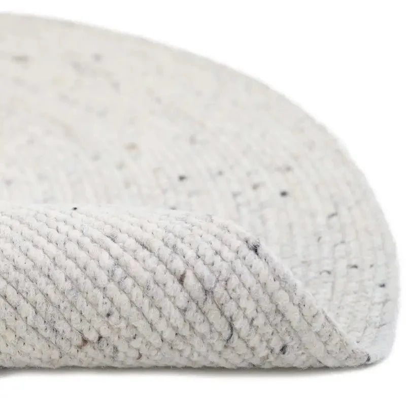 Alfombra de lana redonda NEETHU NATUREL L