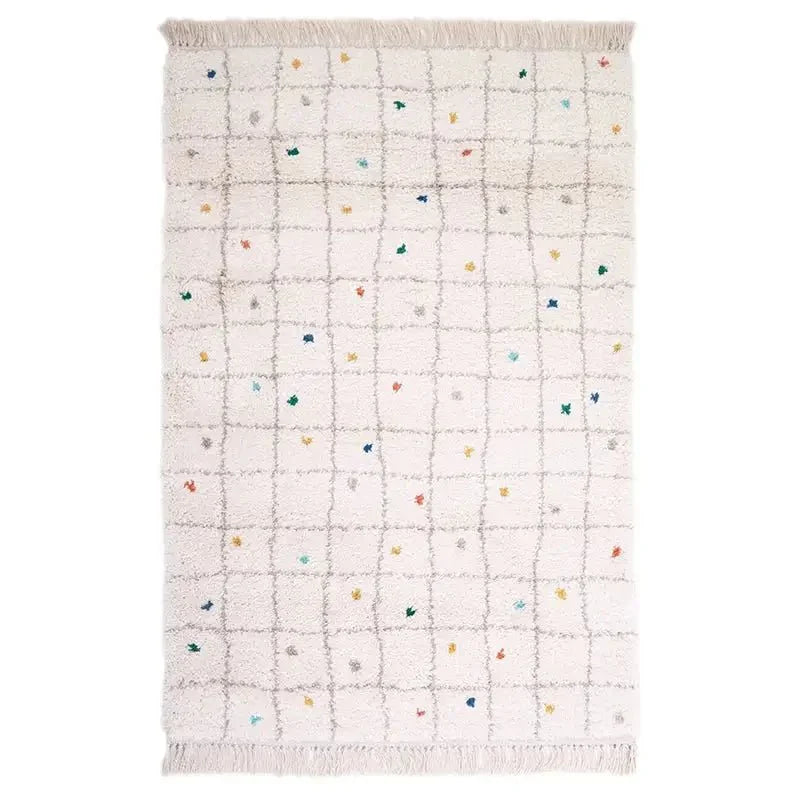 Alfombra infantil de algodón multicolores RITTAH M