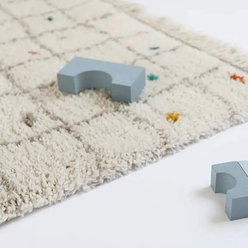 Alfombra infantil de algodón multicolores RITTAH M