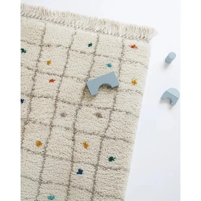 Alfombra infantil de algodón multicolores RITTAH M