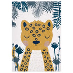 Alfombra infantil leopardo SÖREN 120x170