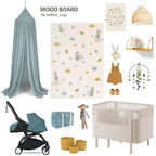 Alfombra infantil LITTLE WILD MONKEY MIEL M 120x170