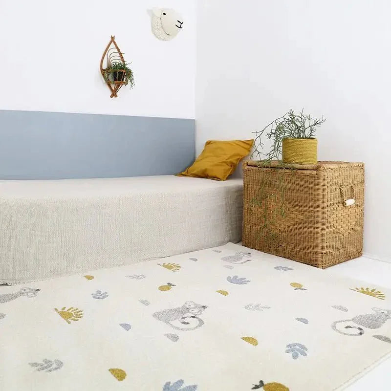Alfombra infantil LITTLE WILD MONKEY MIEL M 120x170