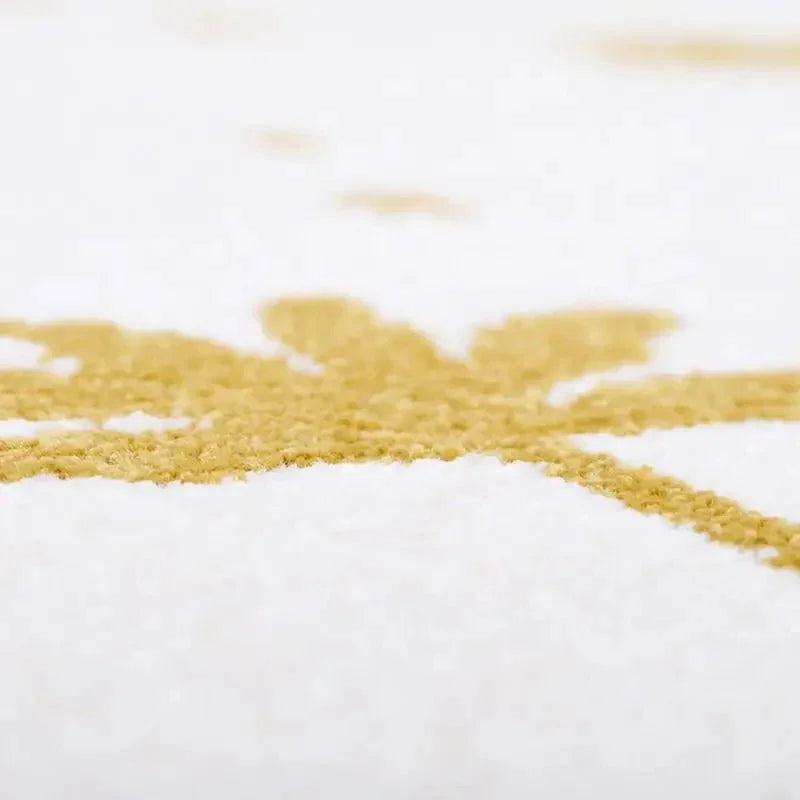 Alfombra infantil petits palmiers LITTLE PALM MIEL