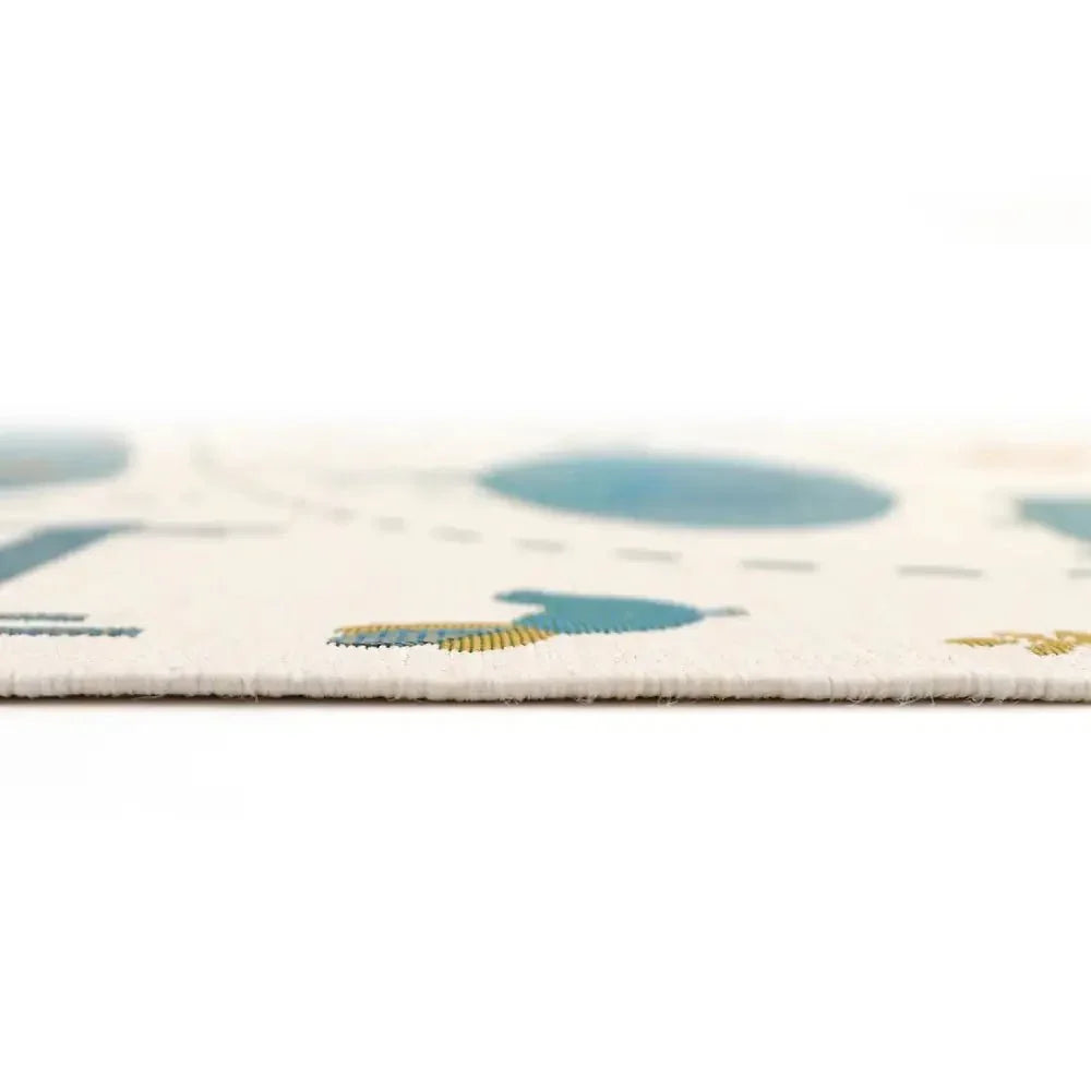 Alfombra infantil interior y exterior BIRD PARADISE 123x180