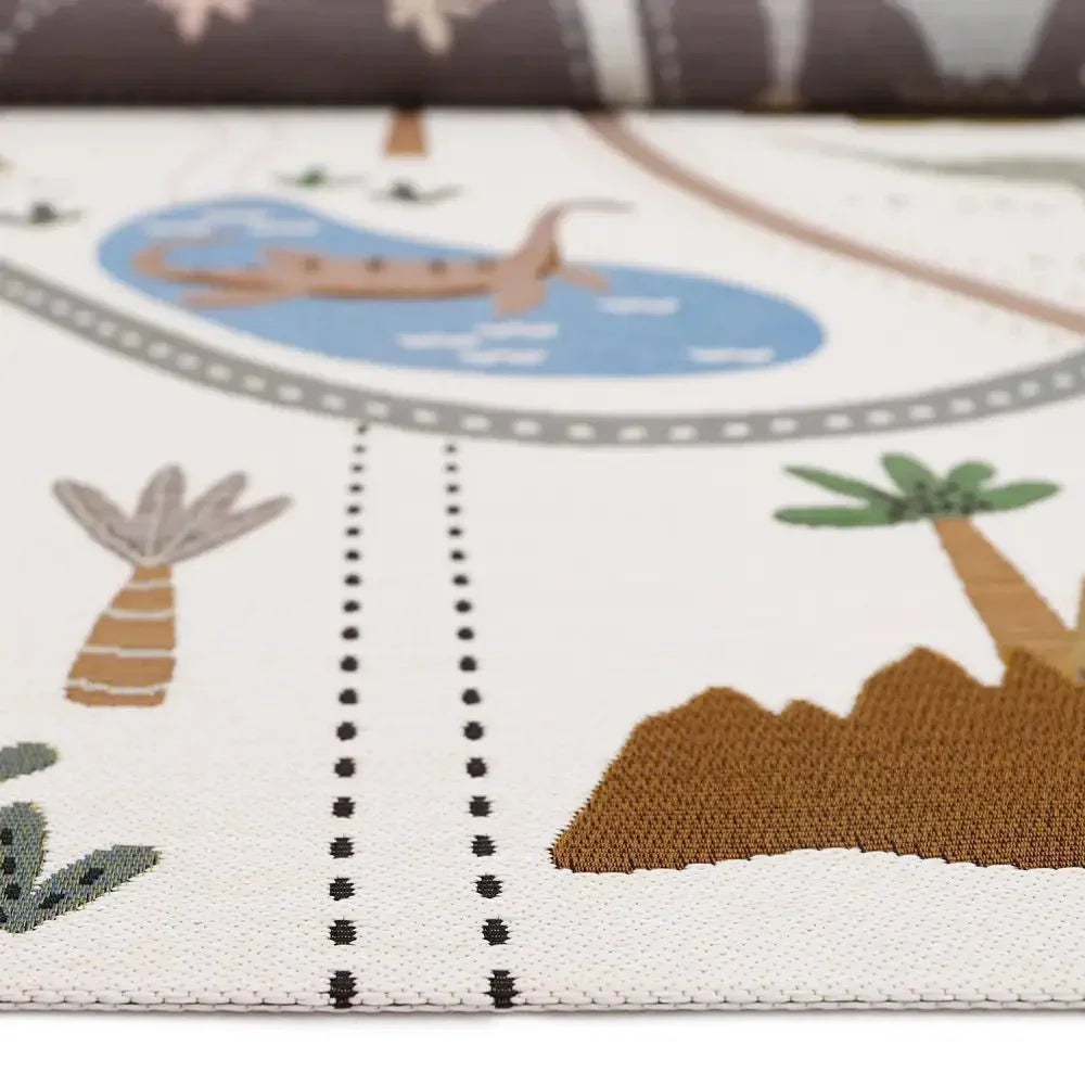 Alfombra infantil interior y exterior LITTLE JURASIC