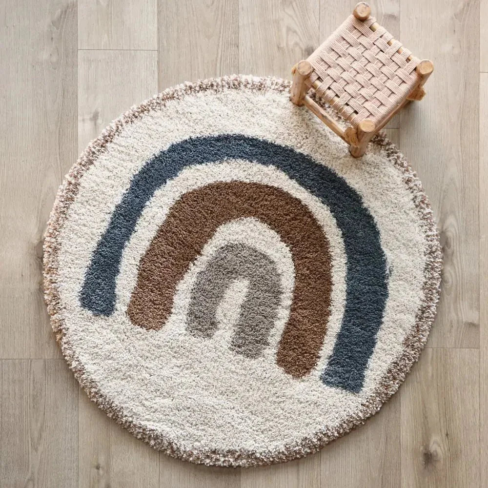 Alfombra infantil Bohemian Rainbow Bleu