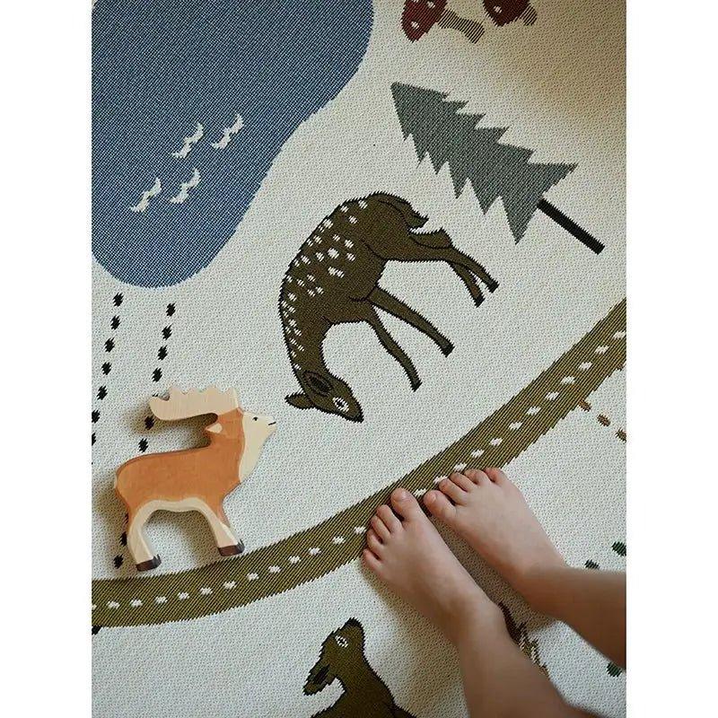 Alfombra infantil interior y exterior LITTLE FOREST
