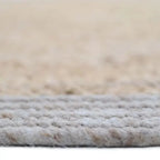 YHUKI TAUPE M Alfombra Jute y Lana