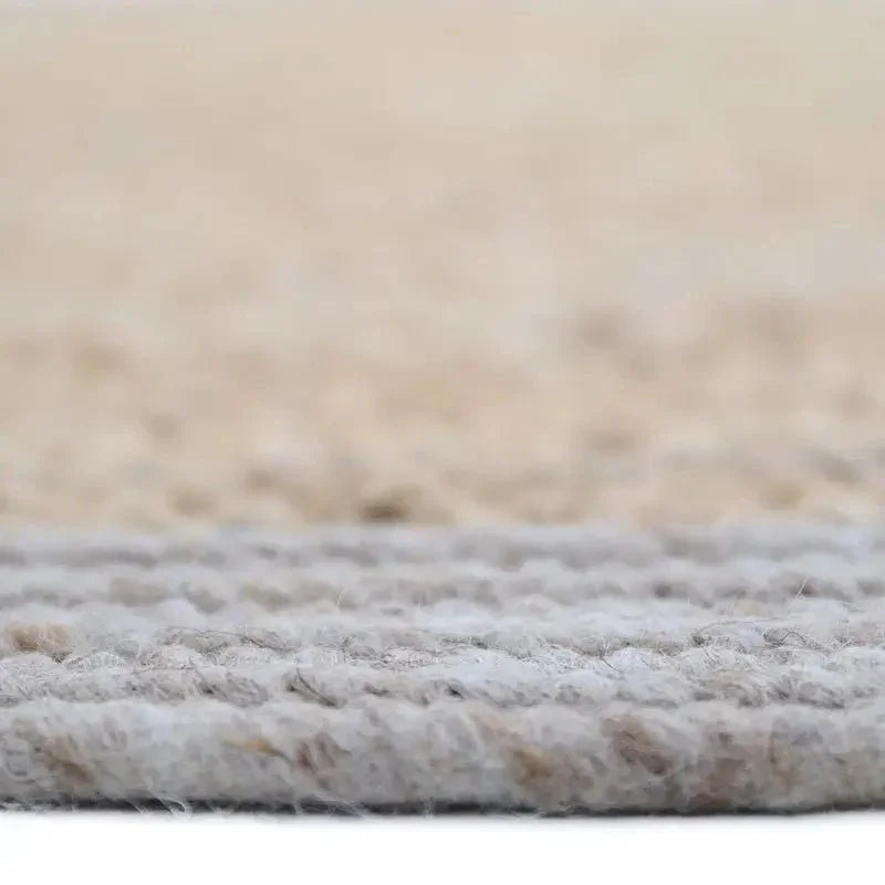 YHUKI TAUPE M Alfombra Jute y Lana