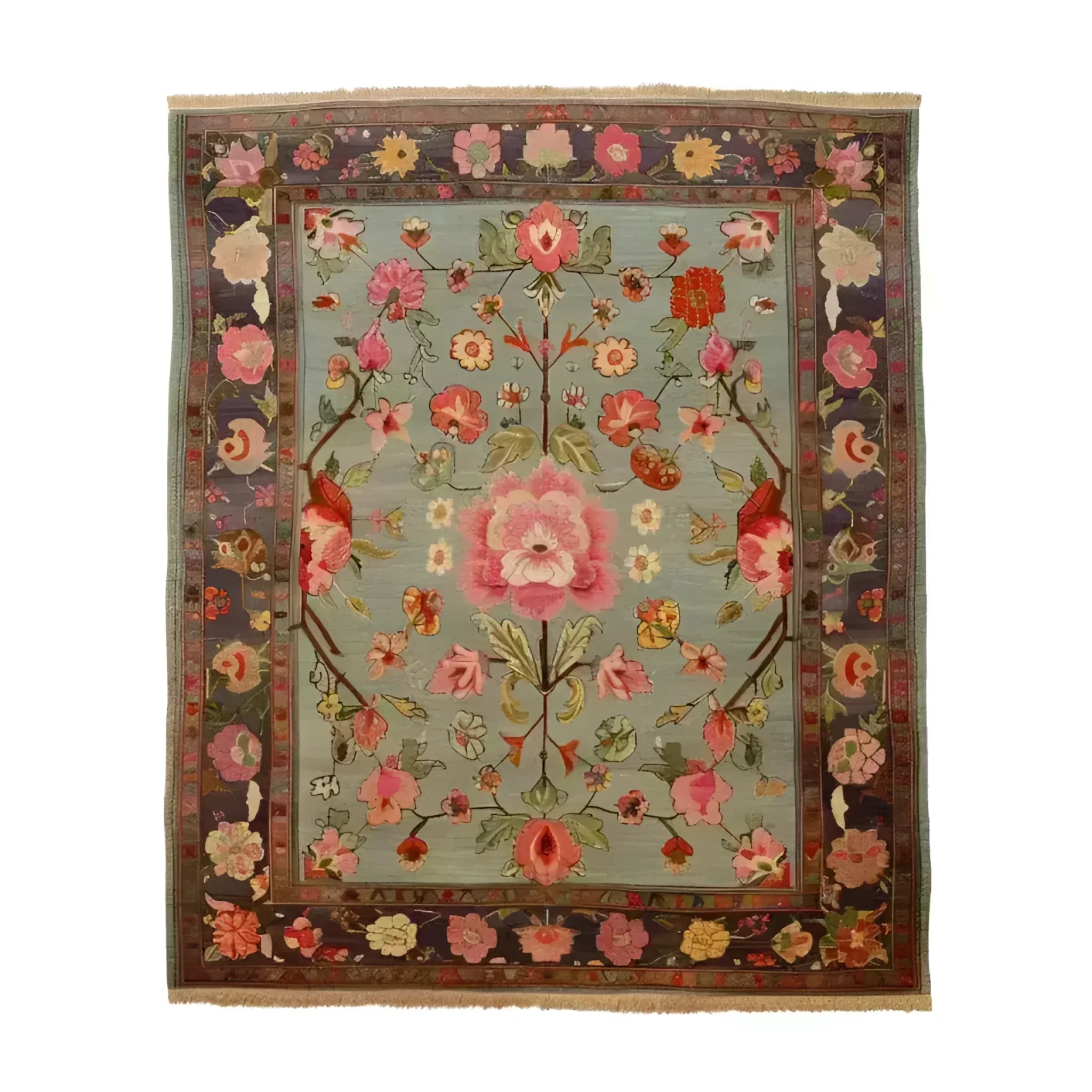 Nature's Elegance Hand Knotted Area Rug