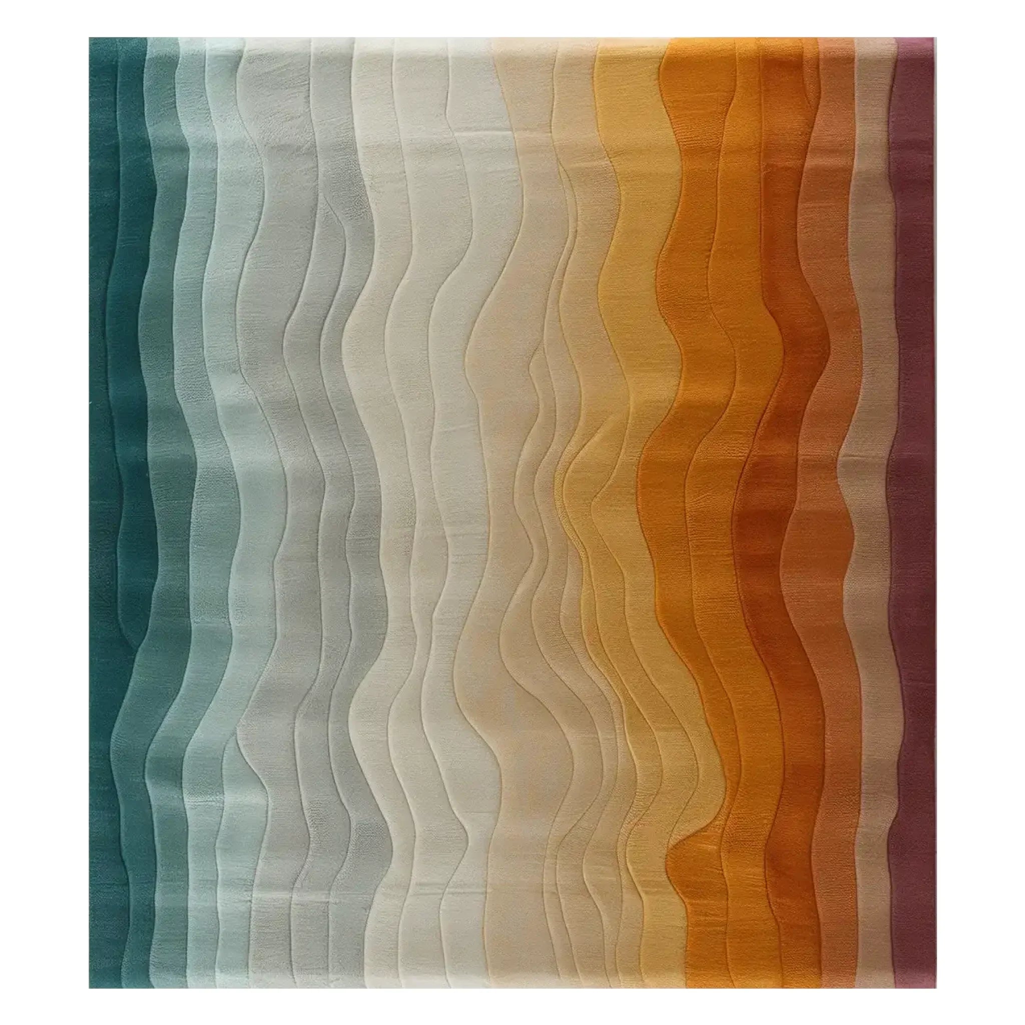 Nature's Hues Hand Tufted Wool Rug