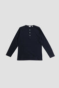 Handvaerk PJ Long-sleeve Henley — Navy