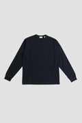 Handvaerk Long-Sleeve Pocket T-Shirt — Navy