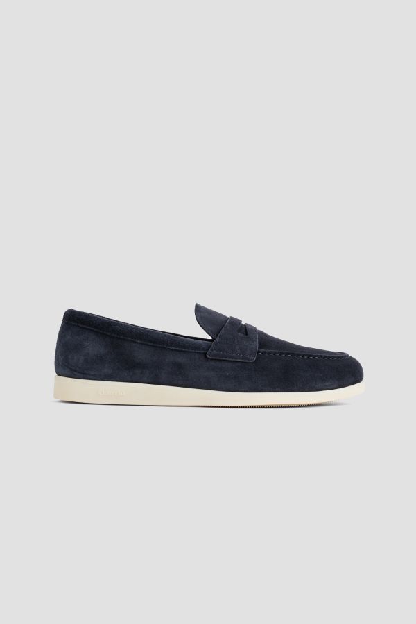 Church'S Saddle Loafer — Navy