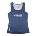 Sprints Womens Running Tank - Chicago Four Star Blue