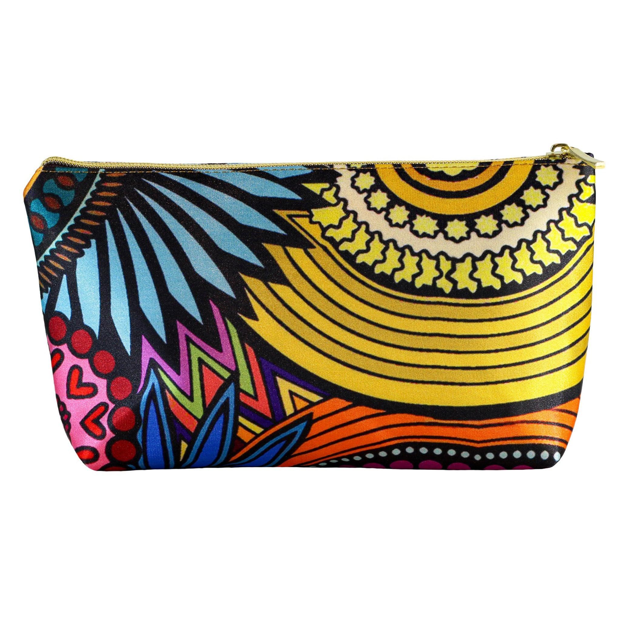 Neceser mediano de Mujer MakeUp Flores y Ruedas | CHULA Tulum