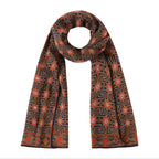 Scarf with Islamic Art-Inspired Geometric Print Lyabi