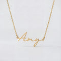 Amy Name Necklace - 18ct Gold / Style 2
