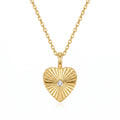 Crystal Cut Heart Necklace