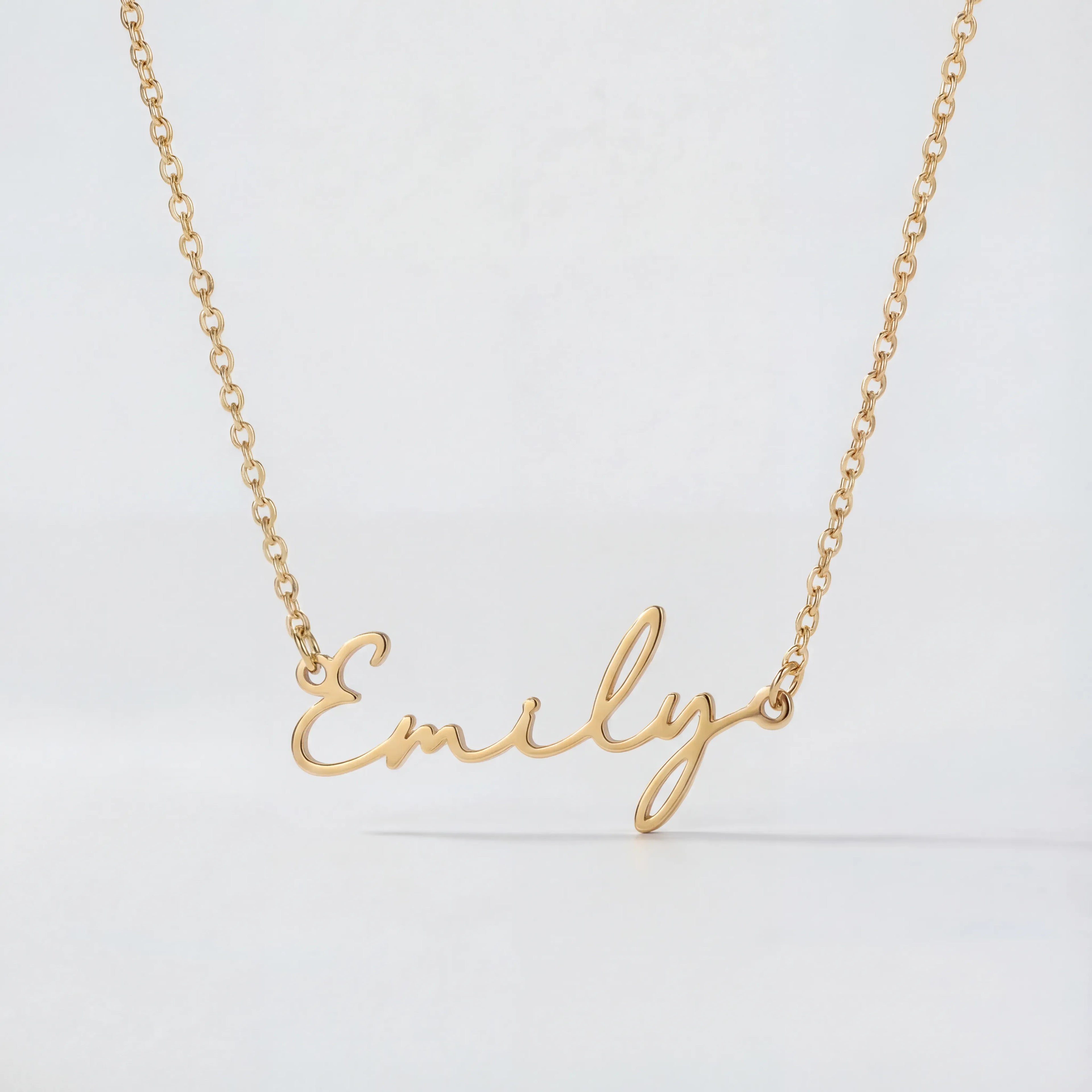 Emily Name Necklace - Sterling Silver / Style 2