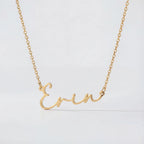 Erin Name Necklace - 18ct Gold / Style 1
