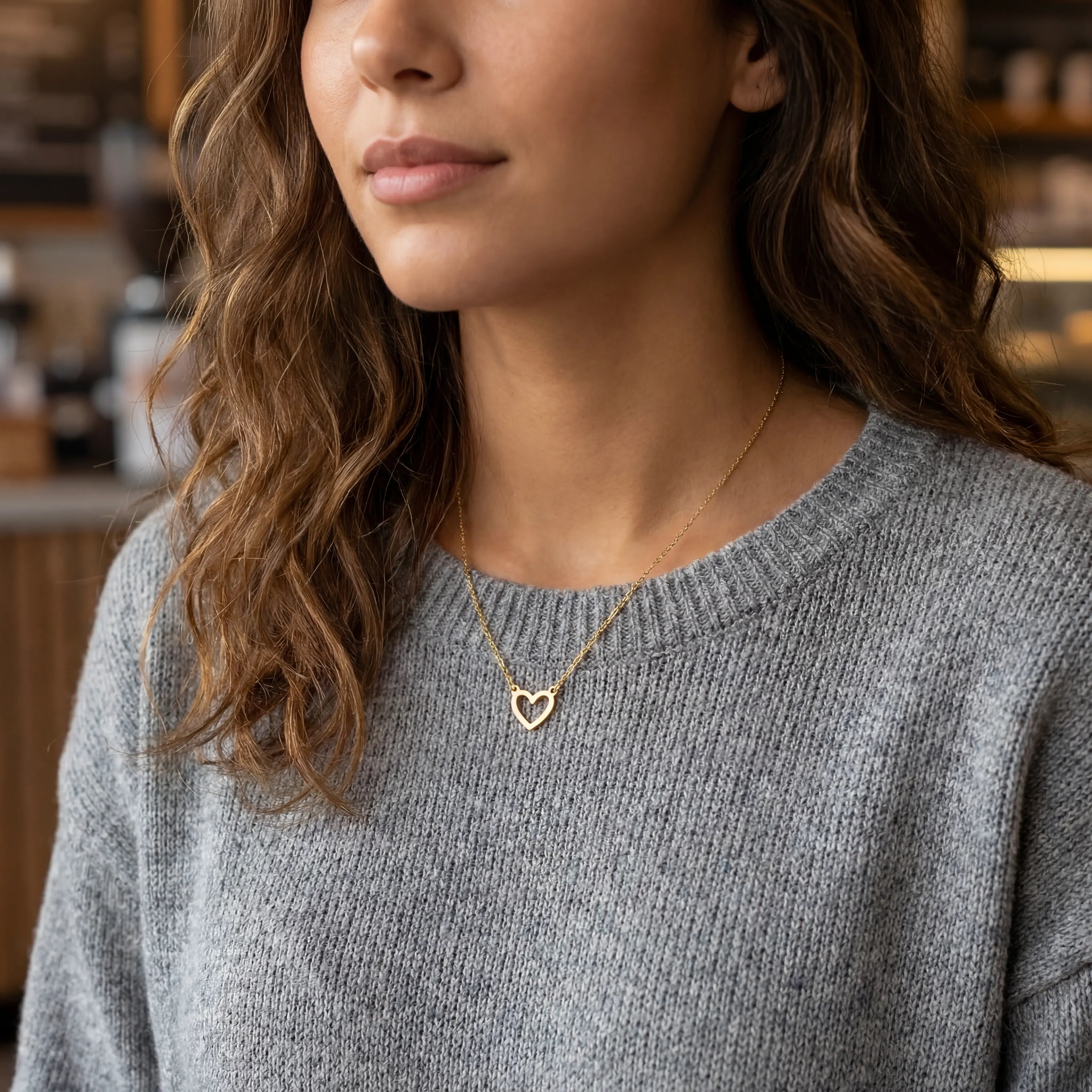 Heart Necklace - Solid Silver / Style 3