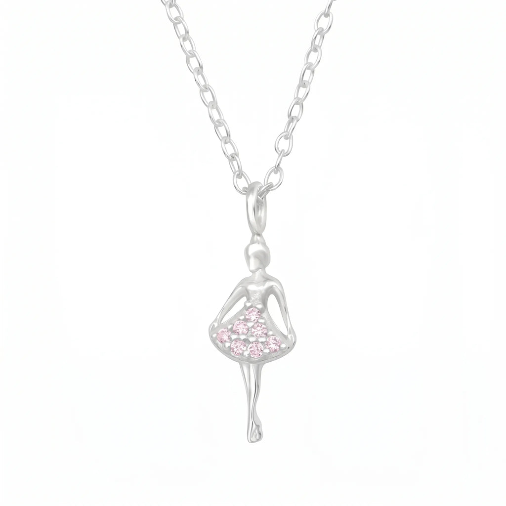 Kids Ballet Girl Necklace
