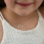 Kids Name Necklace - Vermeil / Style 2