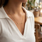 Mama Necklace & Heart Charm - Sterling Silver / Style 1