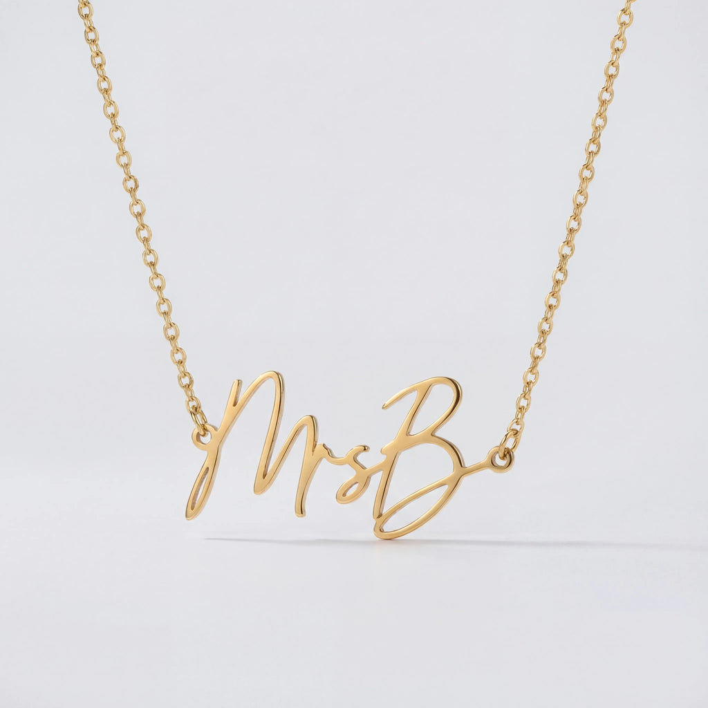 MrsB Necklace - Solid Silver / Style 3