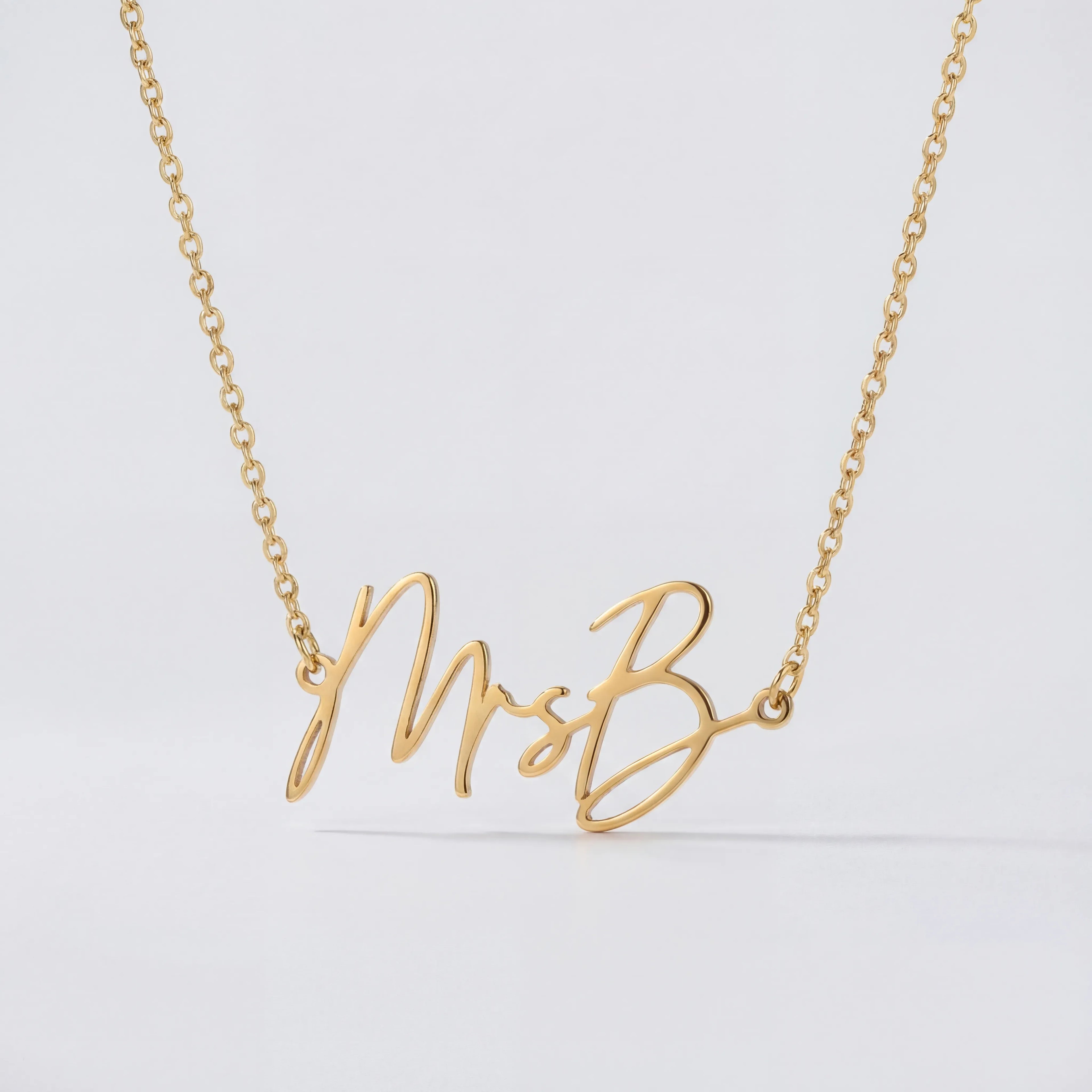MrsB Necklace - Solid Silver / Style 3