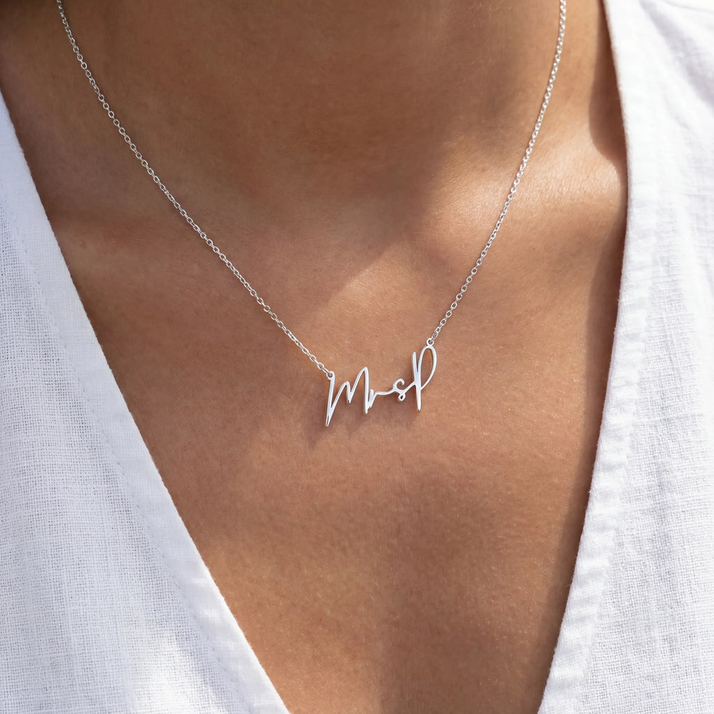 MrsP Necklace - Solid Silver / Style 1