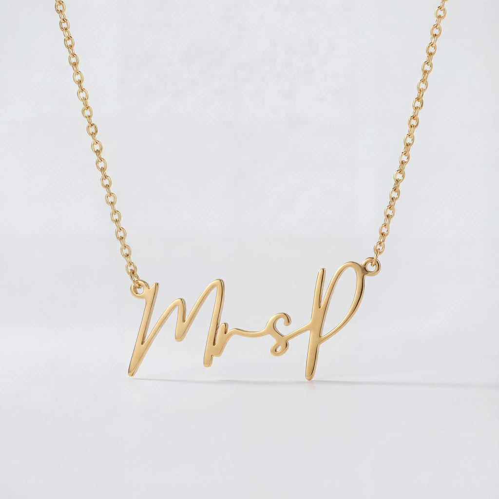 MrsP Necklace - Solid Silver / Style 1