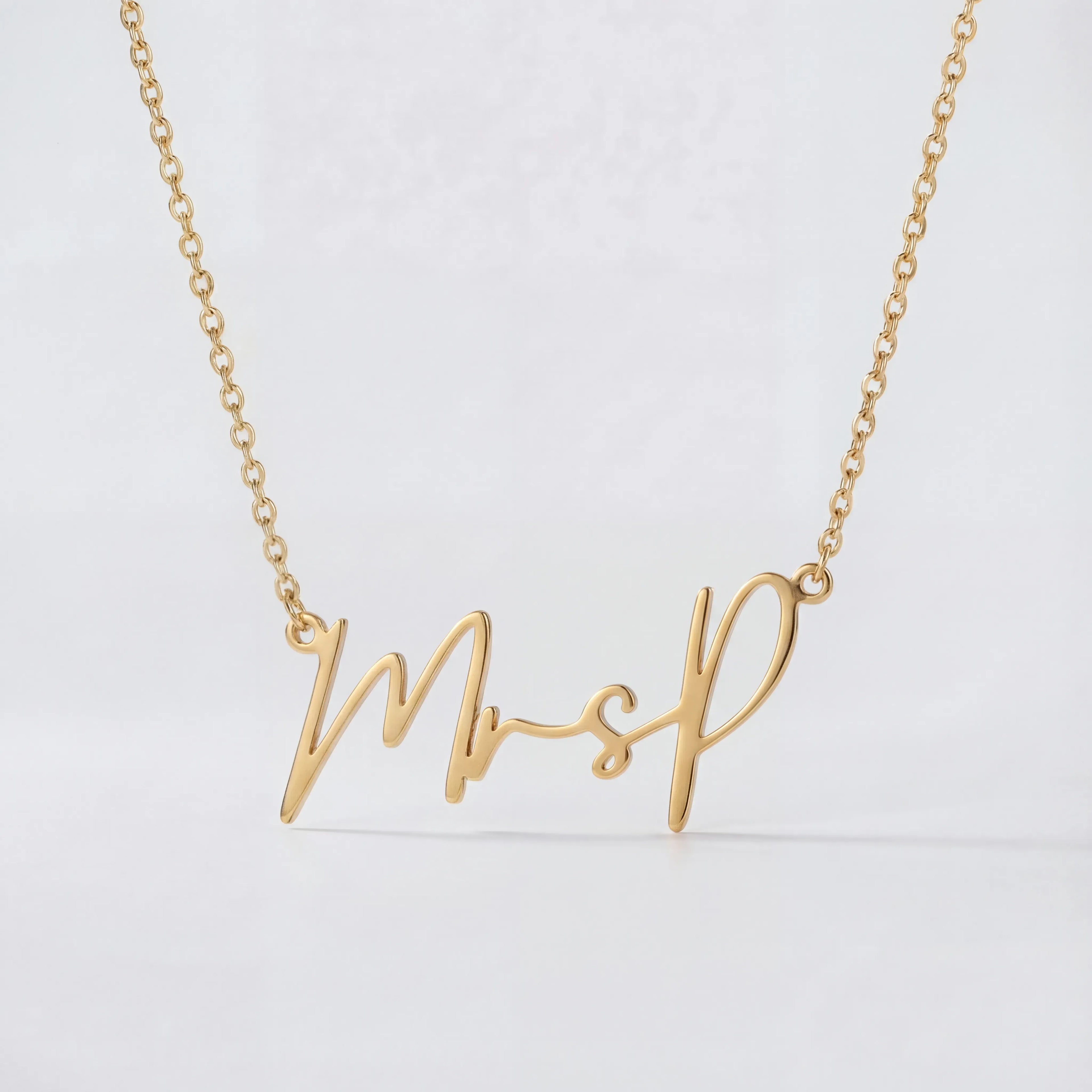 MrsP Necklace - Solid Silver / Style 1