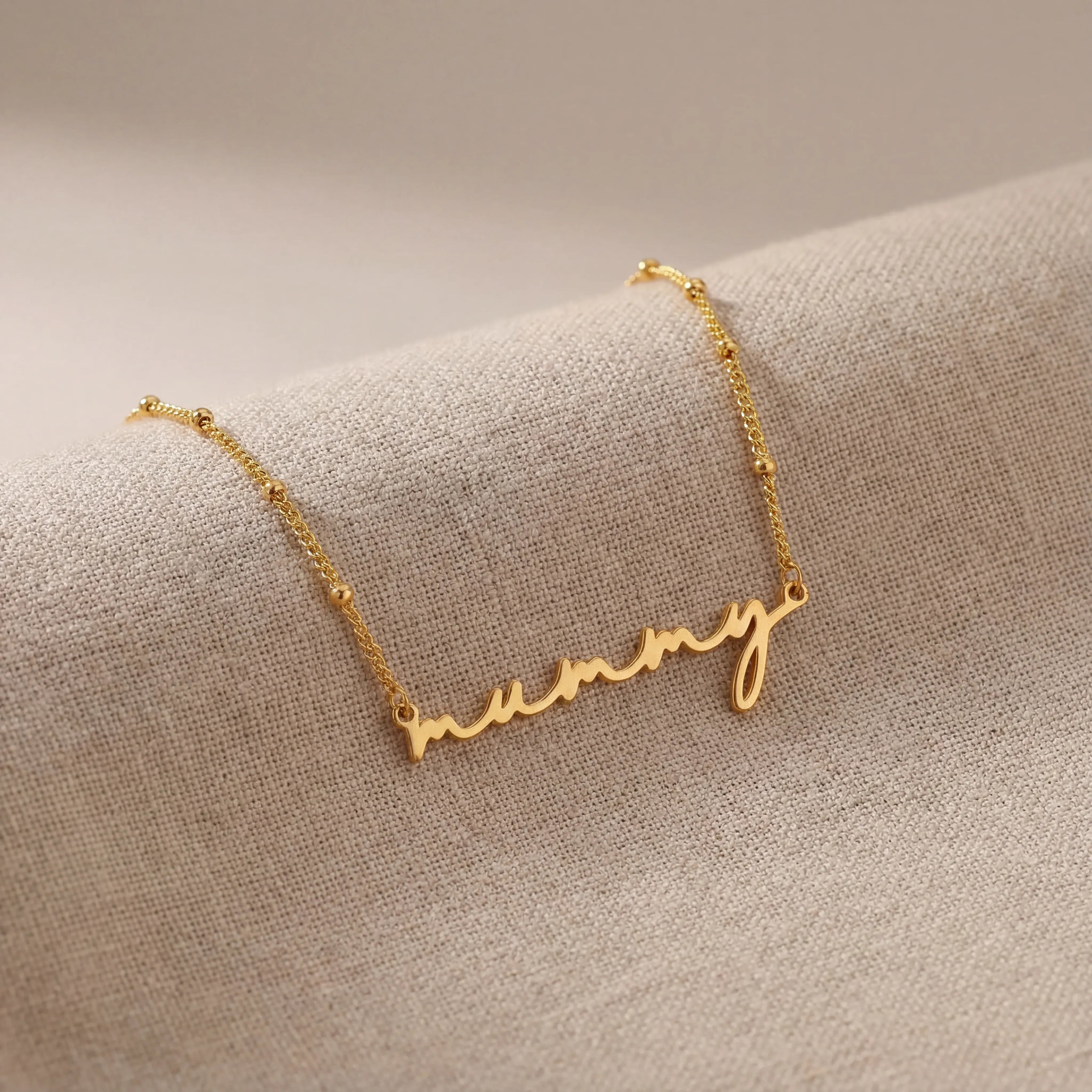Mummy Necklace - Solid Silver / Style 3