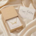 Set de regalo personalizado de nombre y tarjeta