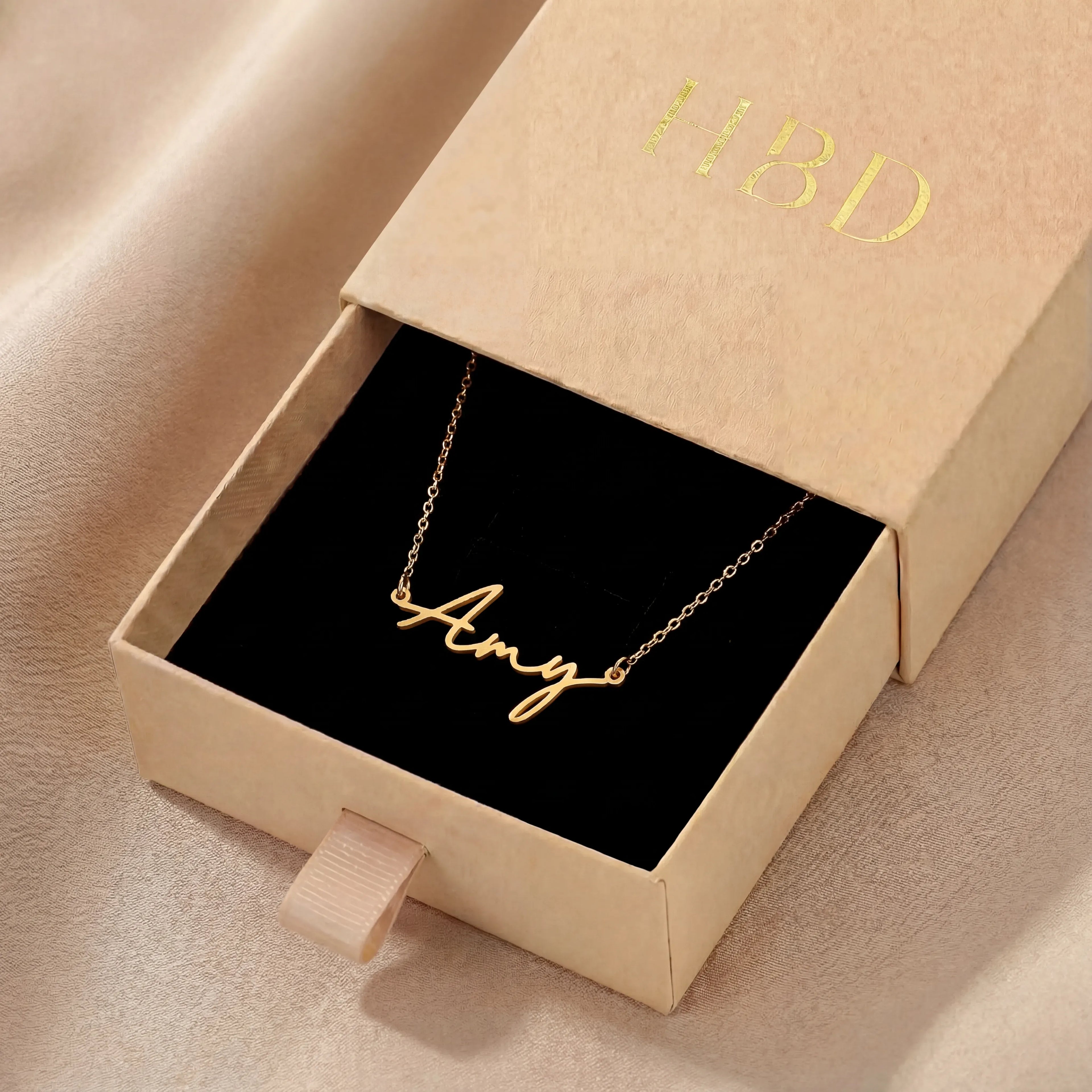 Personalised Name Necklace - Vermeil / Style 1