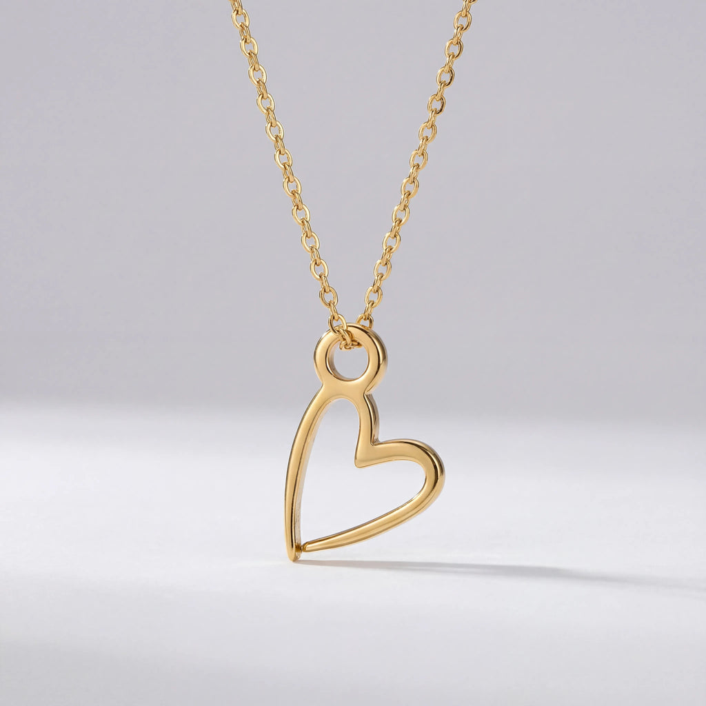 Signature Heart Necklace - Gold / Style 3